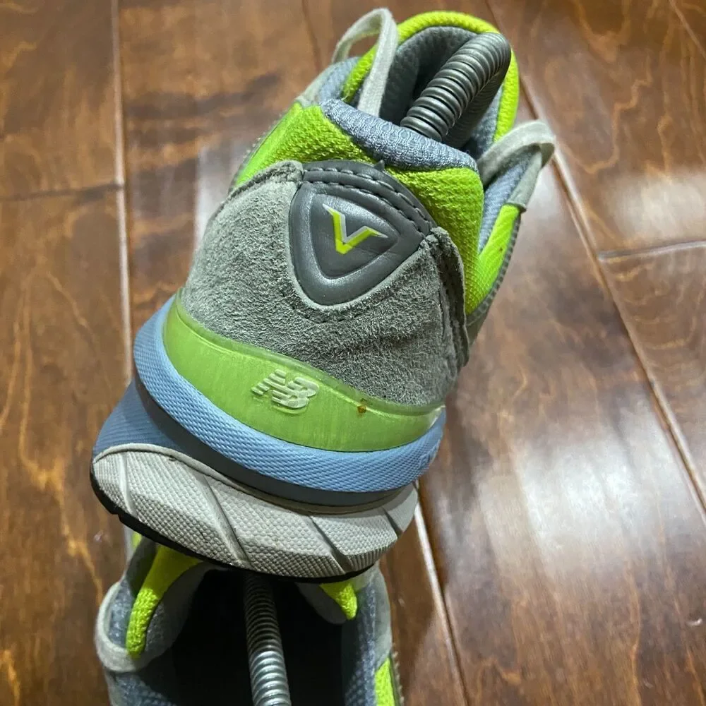 New Balance 990v5 Mi USA Gray Hi Lite Green W990GH5 Women's Sneakers 7.5 - Picture 8 of 9